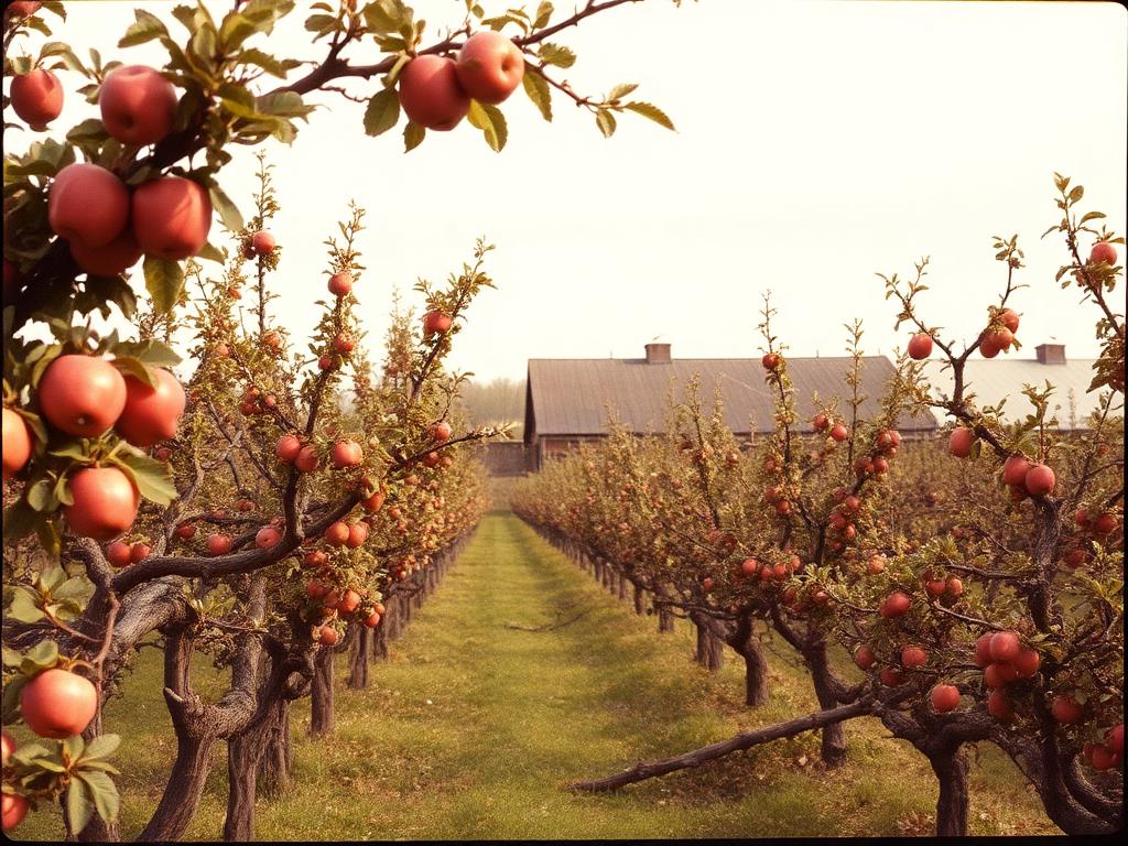 Apples picked by hand in a New England orchard